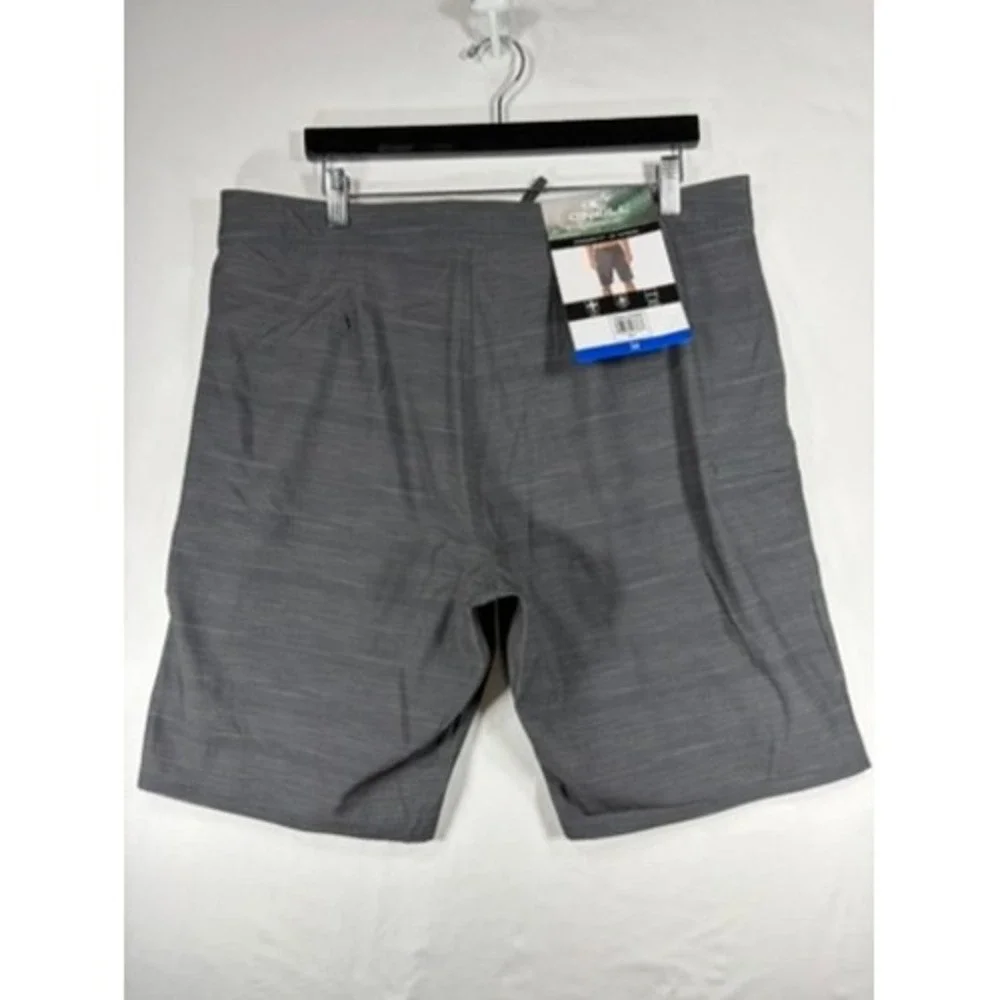 O'Neill Board Shorts Mens Size 36 Charcoal Grey New Hyperfreak Stretch Surf